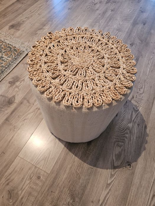 2 buc taburet scaun ottoman pouf