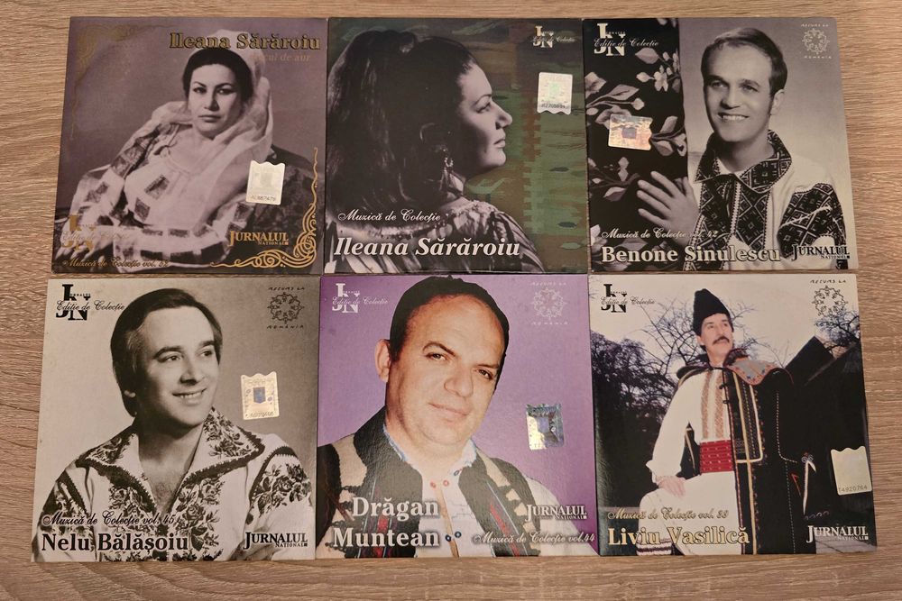 CD-uri cu muzică populară și ușoară românească