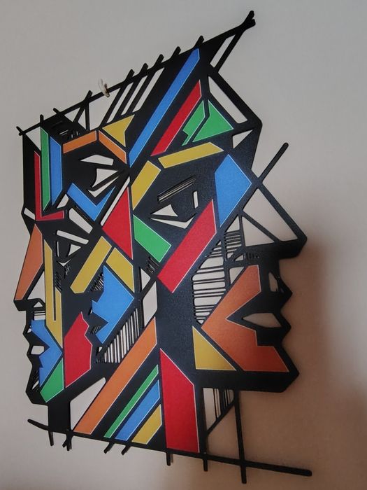 Artă decorativă metalică, abstract art