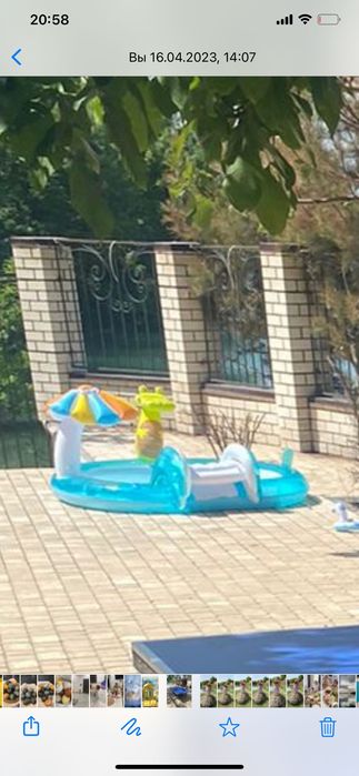 Детский надувной бассейн