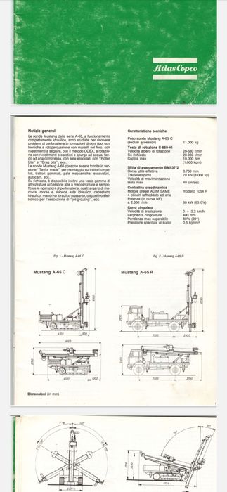 Продава се сондажни машина Atlas Copco