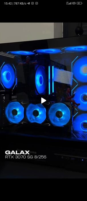 RTX 3070 GALAX sg argb 3x fan vidiokarta