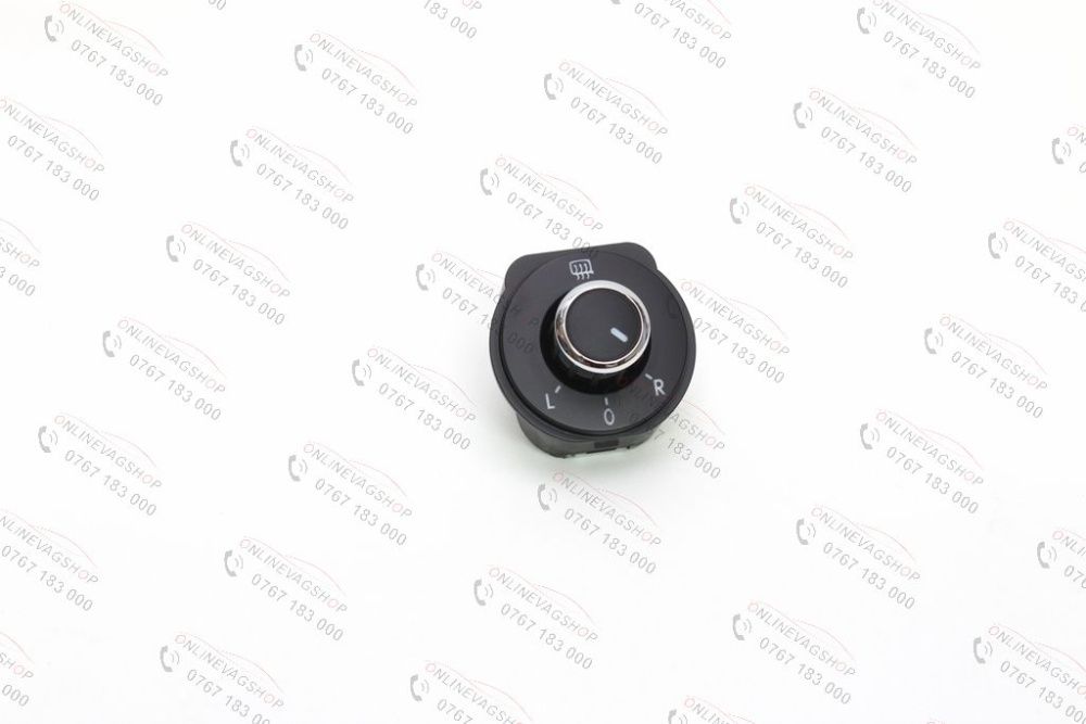 Buton reglaj oglinda crom OEM pentru VW Polo 6R