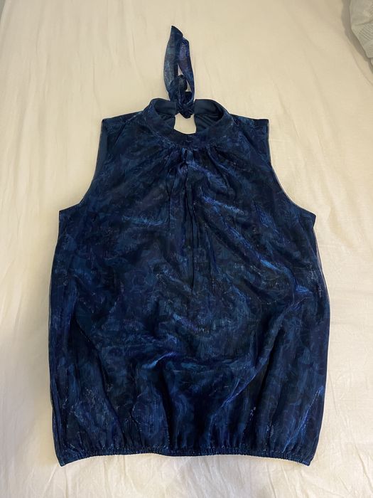 Orsay Блестяща Синя Блуза с комплект Пола