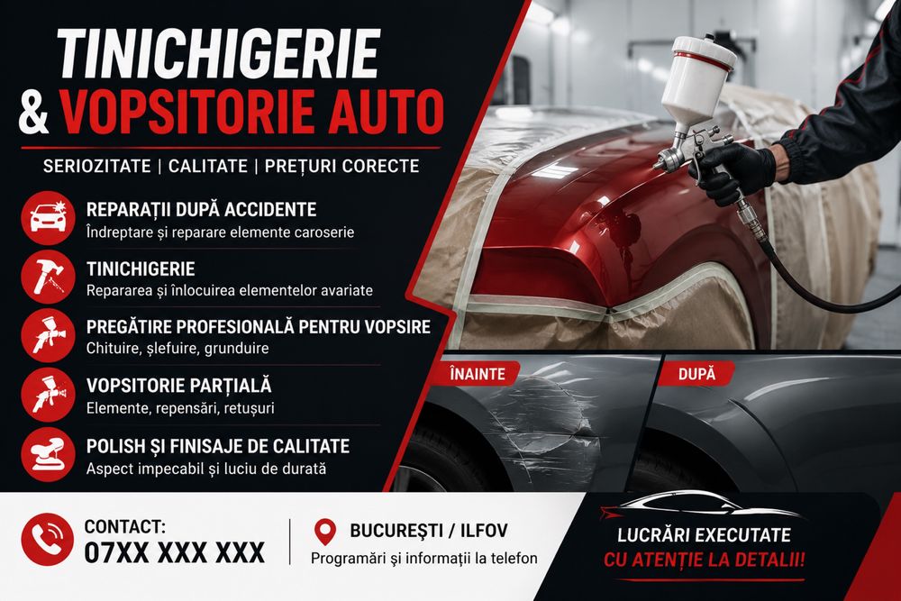 Tinichigerie/vopsitorie auto