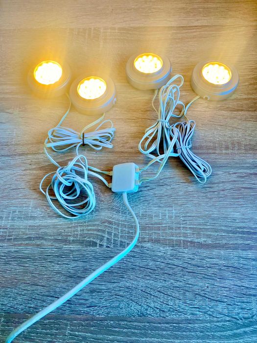 Set INREDA ikea 4 lumini led dulap transformator cablu alimentare 12V