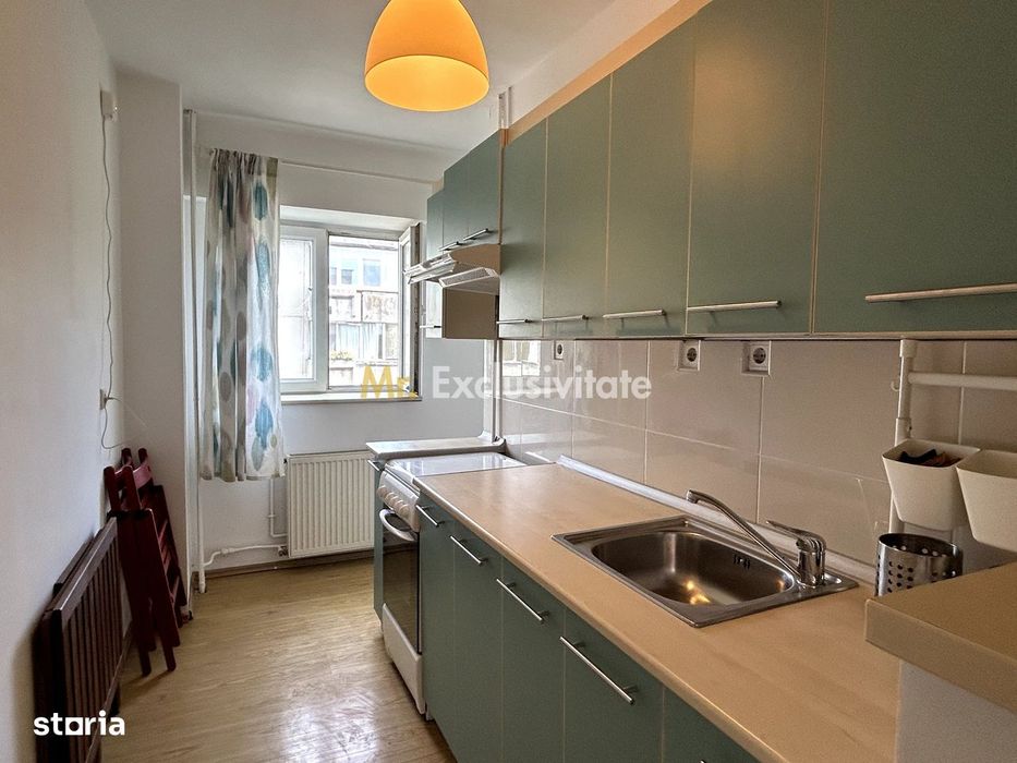 Garsoniera spatioasa de inchiriat, cu boiler in Tei