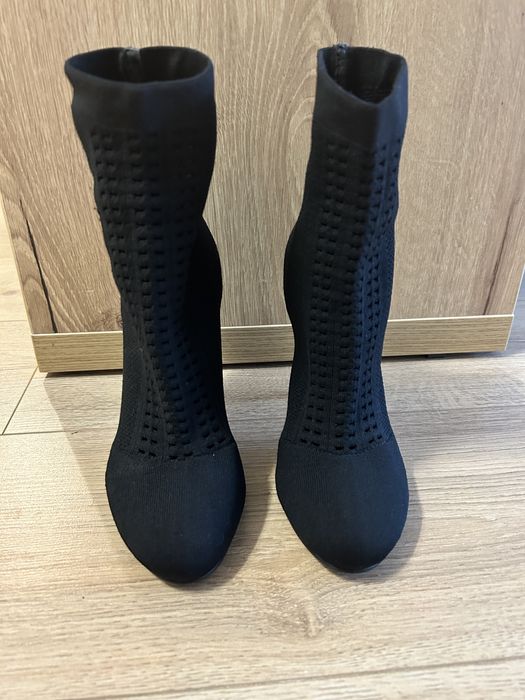 Botine din material elastic Nissa