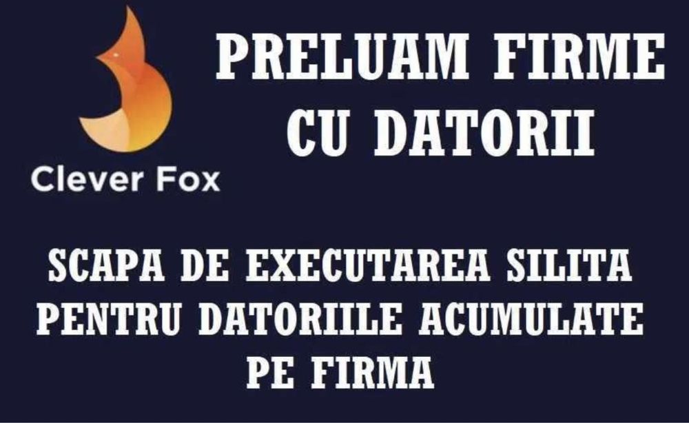 Preluam firme cu datorii orice judet