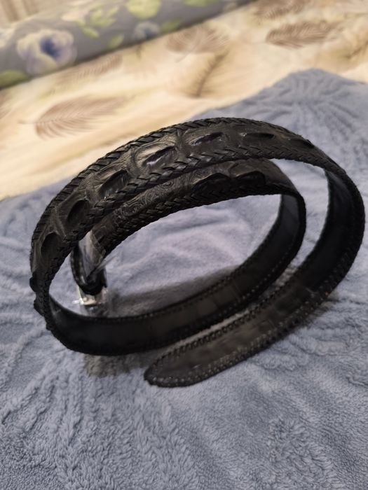 Ремень из кожи крокодила