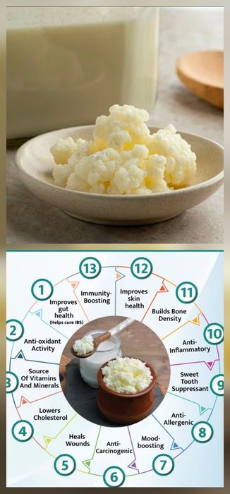 Cristale Kefir de lapte