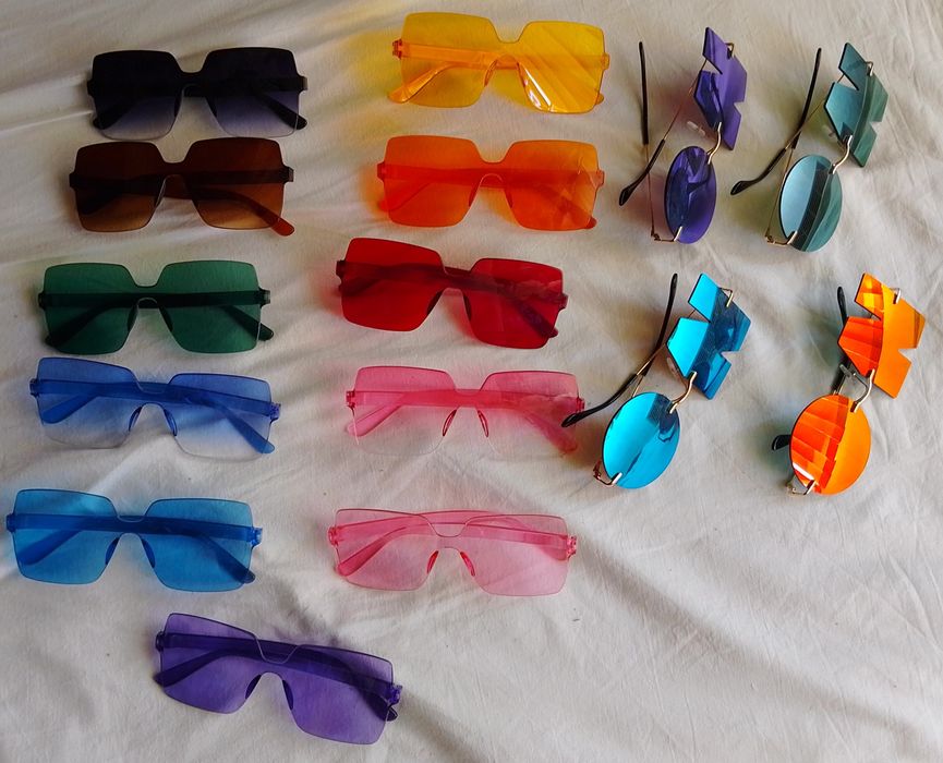 Дамски очила цветни