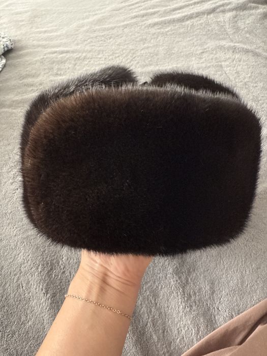 Норковая шапка размер 57