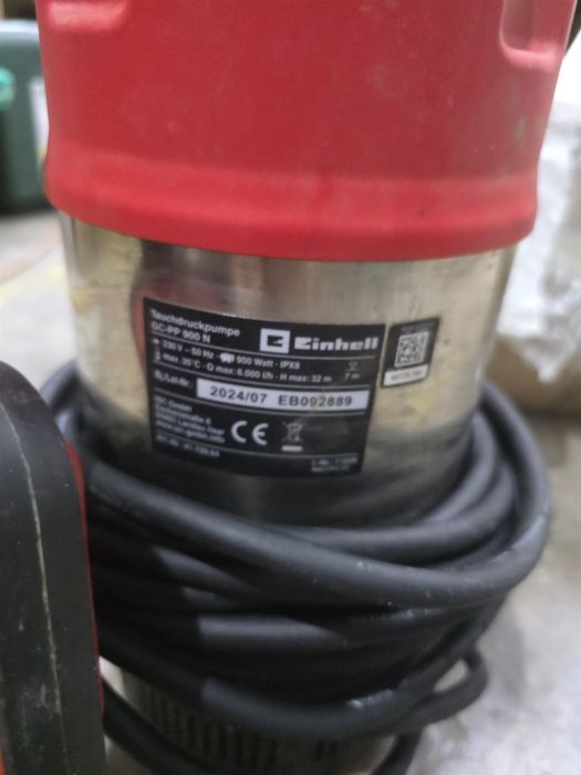Pompa submersibila de presiune 900 W pentru put si fantana Einhell GC-PP 900 N