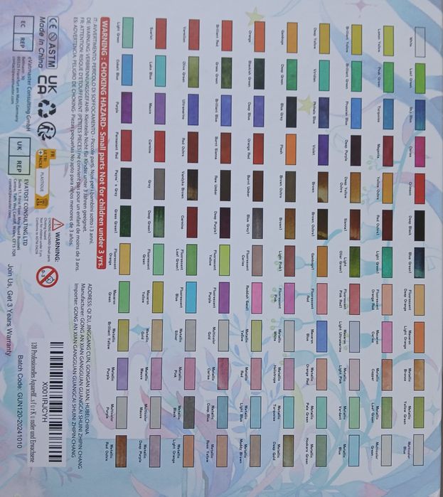 Set acuarele 120 culori + accesorii – perfect pentru pasionați de artă!