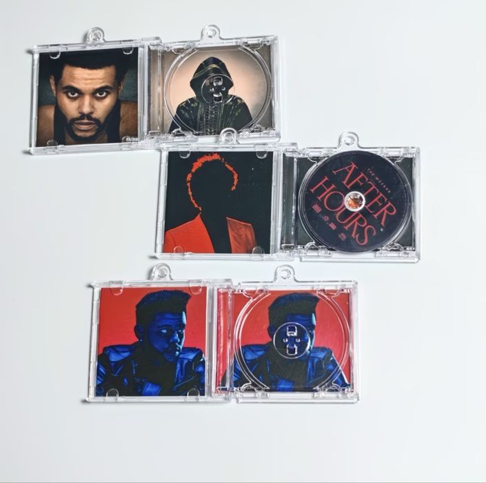 Мини ретро CD, The weeknd брелок