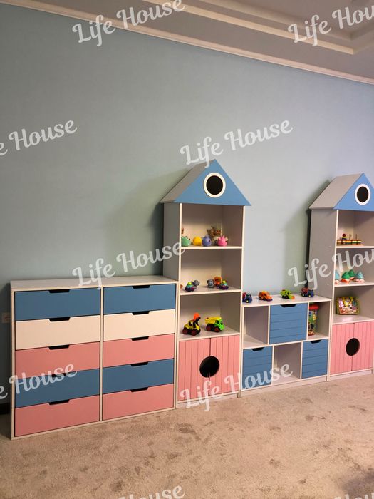 Уникальные стеллажи для детского сада