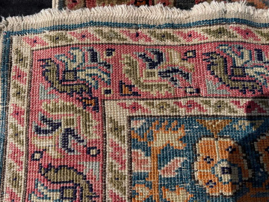 covor matase rugaciune turc Kayseri model Ghiordes mihrab  178 x 118cm