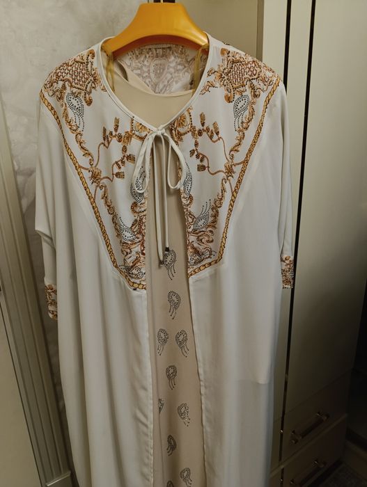 Abaya turkiya, koylagi bilan. Турецкая Абая с платьем