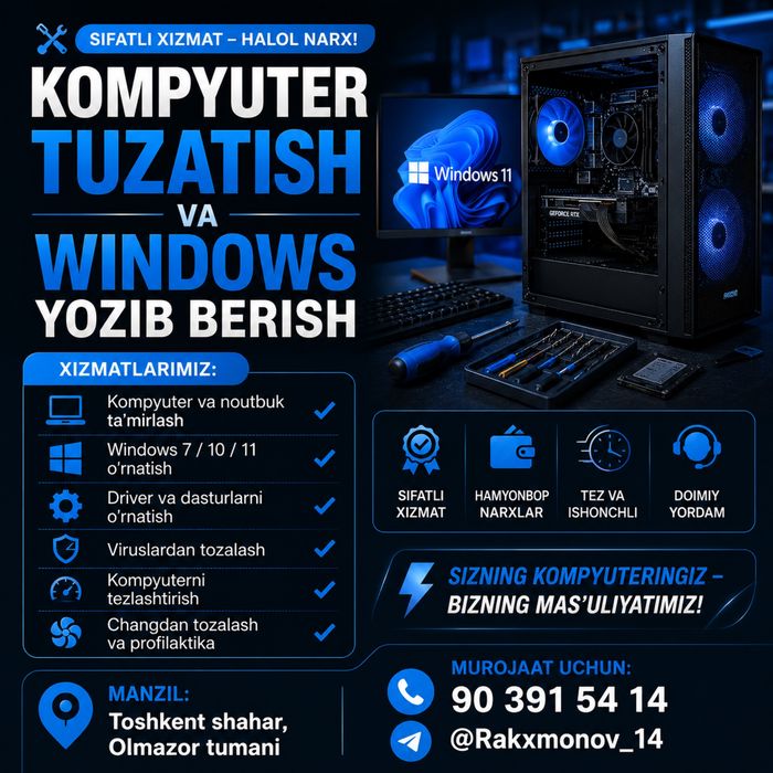 Kompyuter tuzatish xizmati