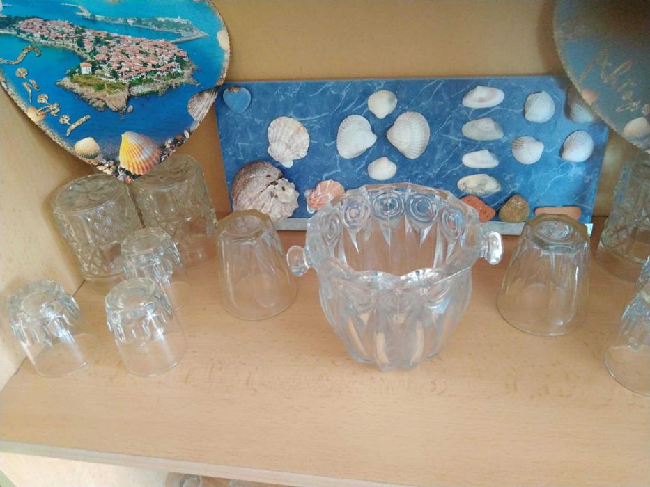 Чаши кристални за ракия