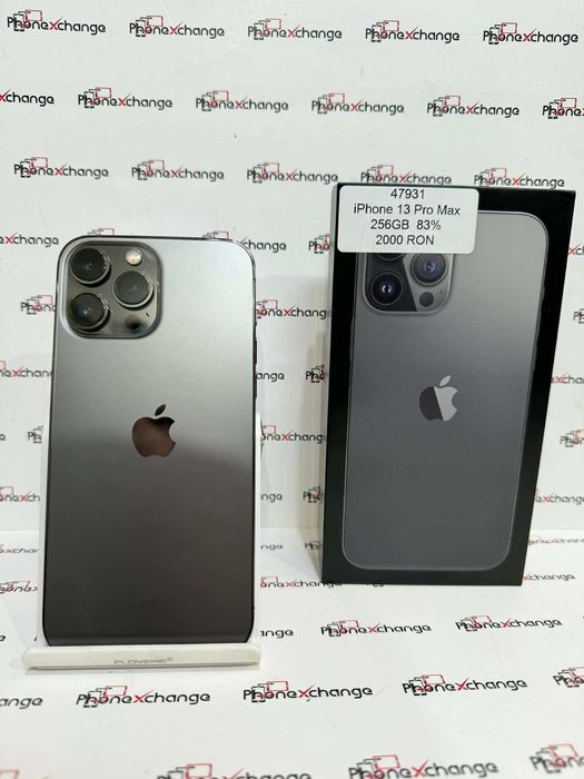 iPhone 13 Pro Max Graphite Neverlocked 256GB 83% 47931