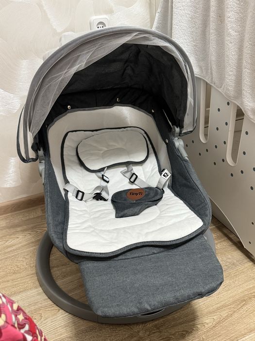 Электро шезлонг качеля музыкальная