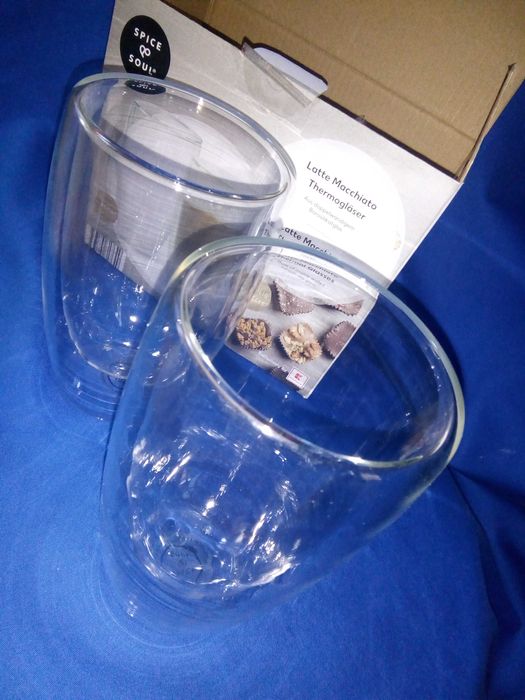 Термо чаши с двойна стена 450 мл – чисто нови