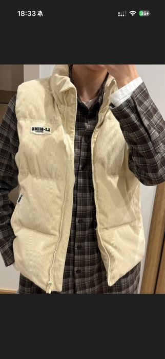 Жилет женский вельветовый li ning