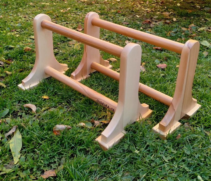 Гимнастически стойки от бук / Parallettes