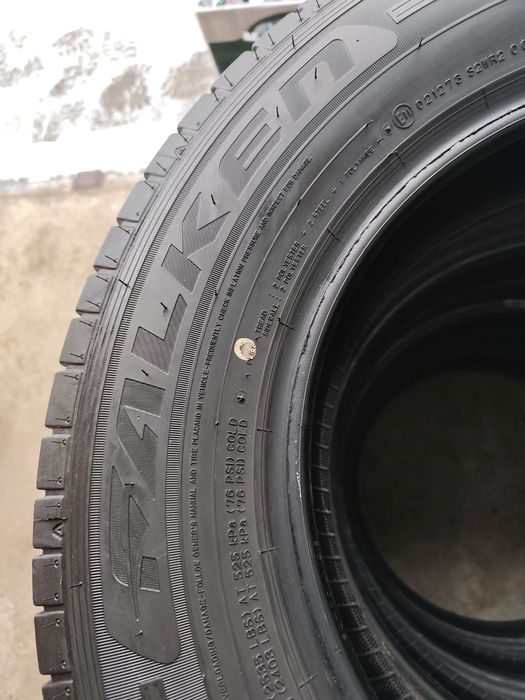 4 anvelope vara Falken 205 75 16 C aproape noi  // DOT 2024
