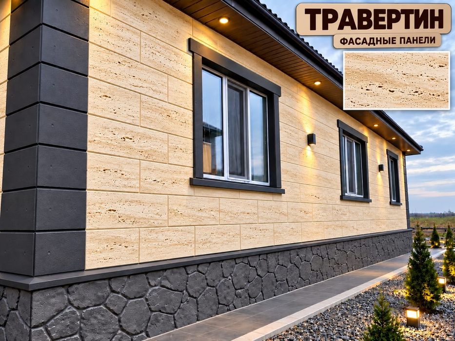 Фасадные панели из фибробетона