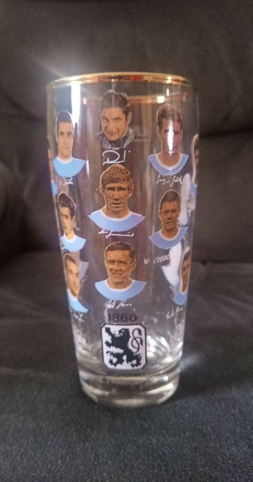 Pahar de colecție fotbal 1960 Munchen 250 mm