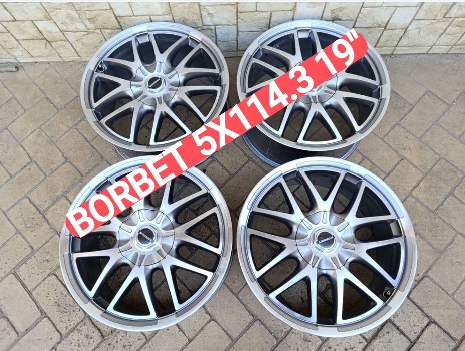 Джанти BORBET 5х114.3 19 цола,Нисан,Тойота