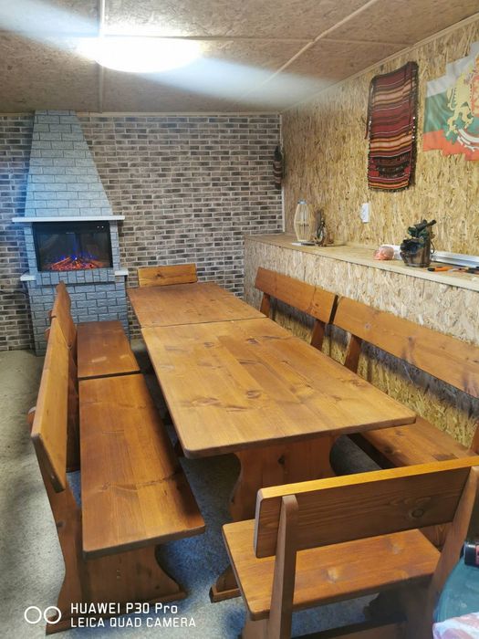 Баварски/Градински  маси и пейки(комплекти), нови от производител!