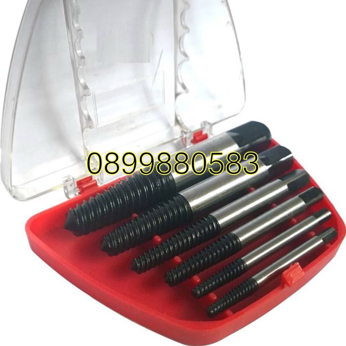 Комплект екстрактори за болтове Stahlmayer 6части.