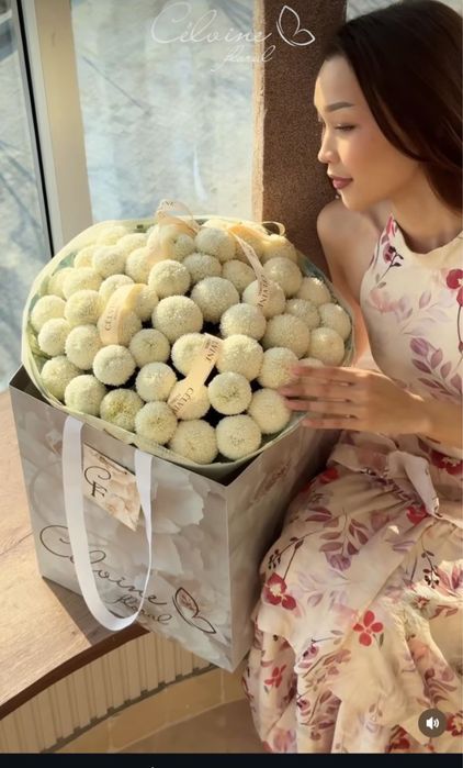 Букет Цветы 51 шт