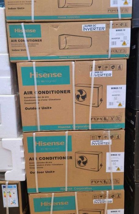 Кондиционер Hisense (12) DC INVERTR model: WINGS Freon R32 Доставка
