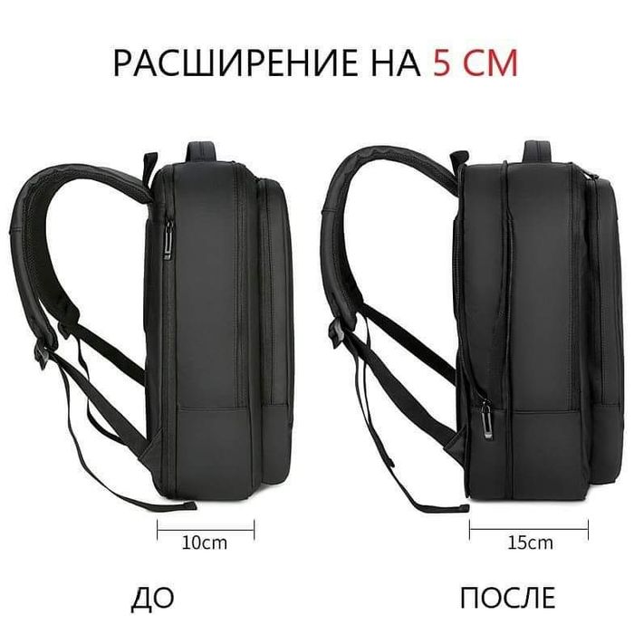 Городской смарт-рюкзак Meinaili 1905 с функцией расширения. No:431