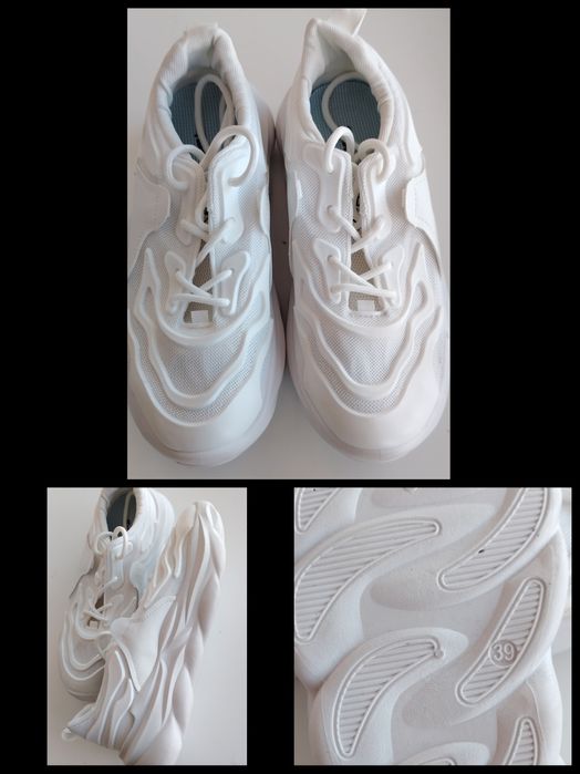 Белые новые кроссовки