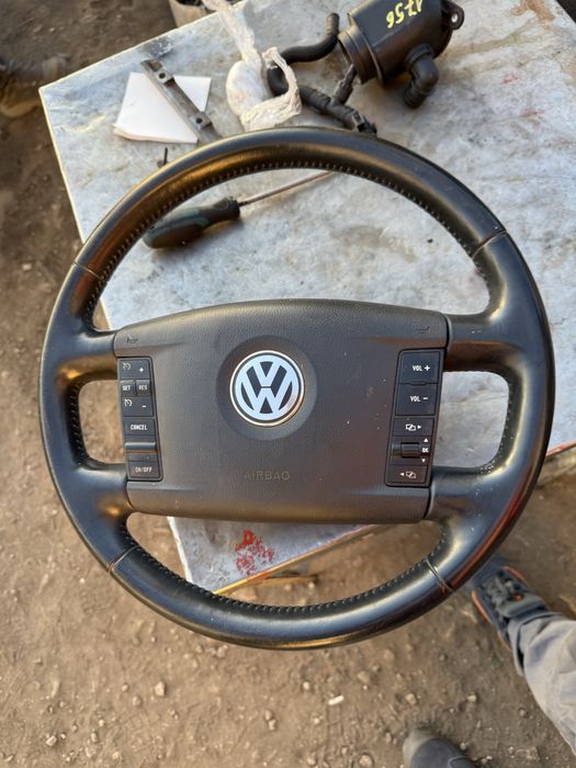 Мулти волан кожен с Еърбег Airbag волан за VW Touareg комплект ном 8