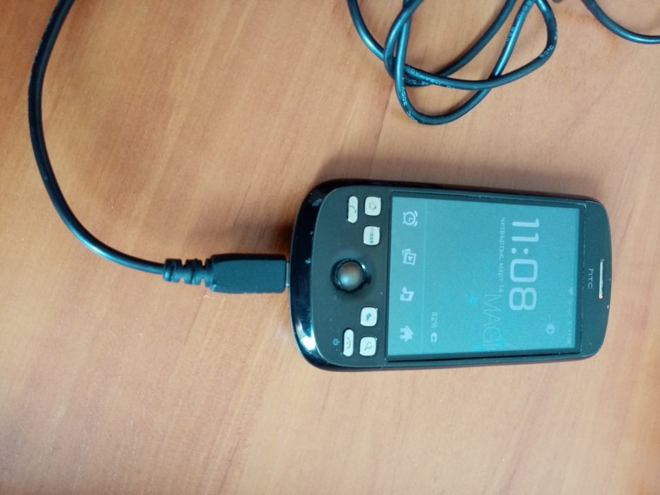 HTC Magic Android Смартфон 2009 г. пълен комплект с кожен калъф