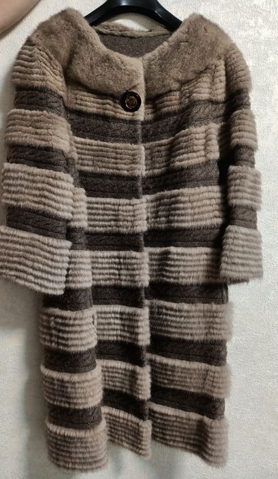 Шуба-пальто натуральная