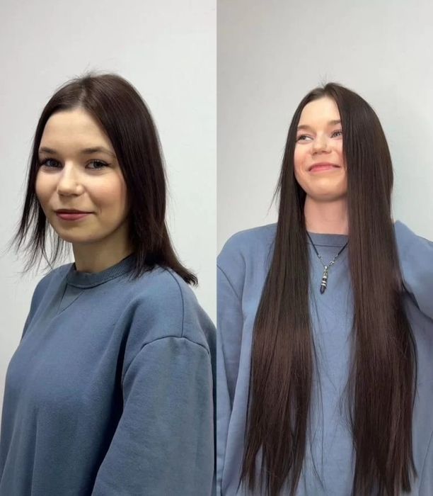 Горячие наращивание волос