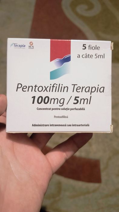 pentoxifilin terapia fiole