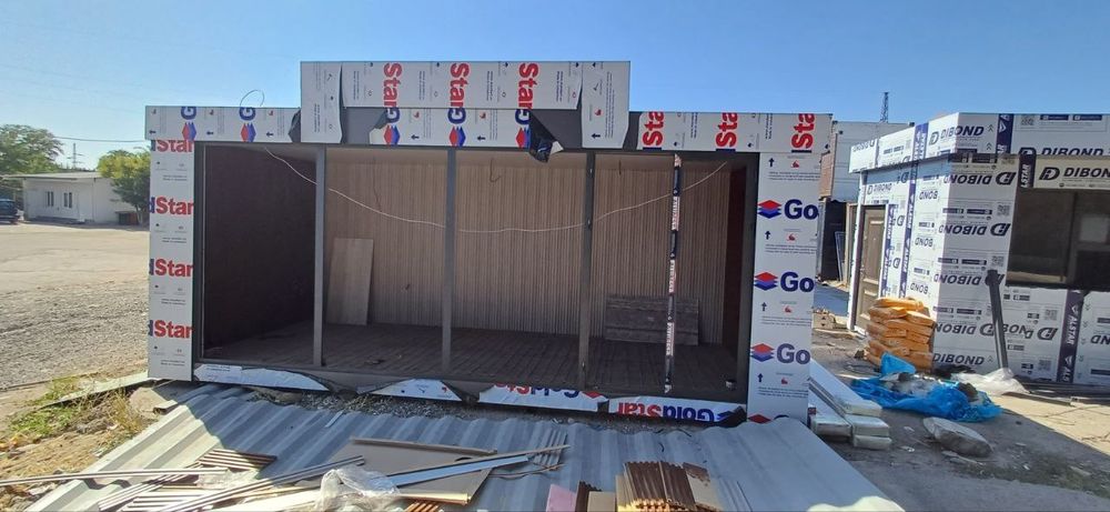 Контейнер кафе Контейнер Домик Магазина Сартарошхона Готовы Конструкци