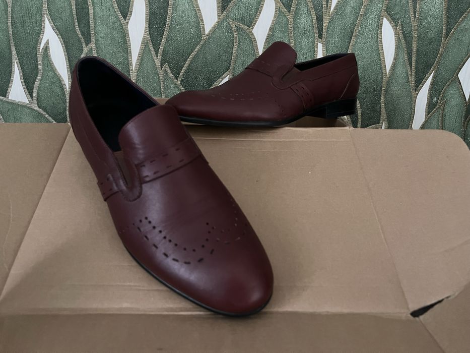 Кожанные туфли Заря