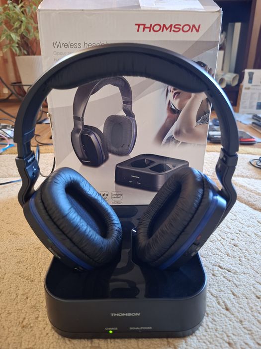 Casti Thomson wirelesss WHP3311BK,cu doc.