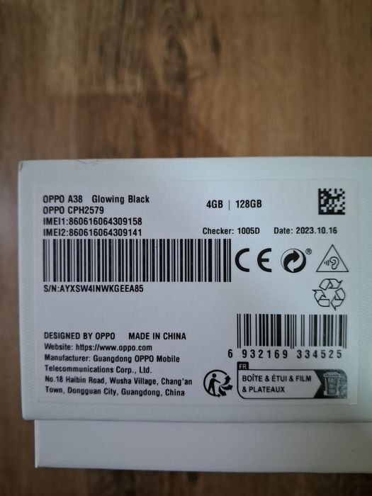 Oppo a38 dual sim 128gb  liber de rețea