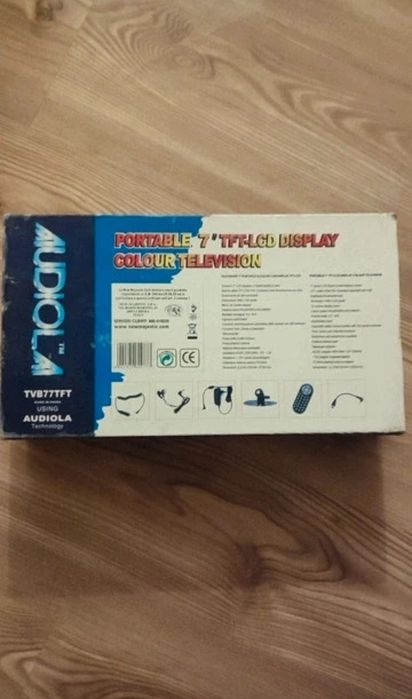 Televizor Portabil Audiola 7" LCD , Nou

- NOU la cutie!